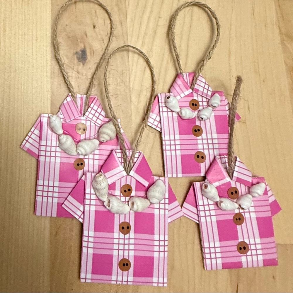Hawaiian Palaka Print Shirt Ornaments
